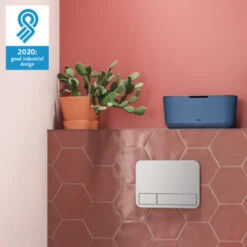 Tiger Opbergbox TESS Met Deksel Blauw/zwart -Meubel Pracht 123 1783