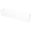 Stalen Draadbak Wit 60x10x12cm 2 Stalen Draadbak Wit 60x10x12cm -Meubel Pracht 123 1791