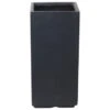 Pot Fiberclay Antraciet 27x27x55 Cm -Meubel Pracht 123 180