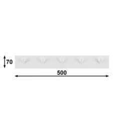Kapstok Hannah Wit -Meubel Pracht 123 1888