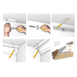 Artiteq Deco Rail Schilderij Ophangsysteem 4 Meter Wit -Meubel Pracht 123 1915