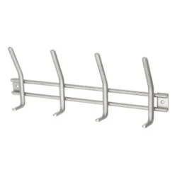 Kapstok Yvo 4 Haaks Rvs 355mm -Meubel Pracht 123 1965