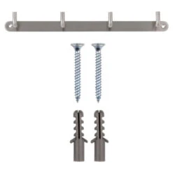Kapstok Moja 4 Haaks Rvs 310mm -Meubel Pracht 123 1975