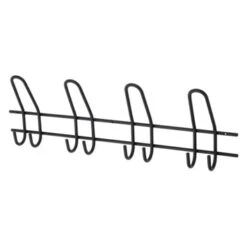 Kapstok Ursela 8 Haaks Zwart 530mm -Meubel Pracht 123 2041