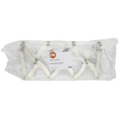 Kapstok Harmonica 7 Haaks Chroom 210mm -Meubel Pracht 123 2068