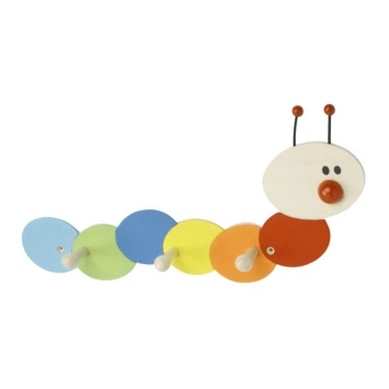 Kapstok Rups 3 Haaks Gekleurd 390mm 4 Kapstok Rups 3 Haaks Gekleurd 390mm - Afbeelding 2