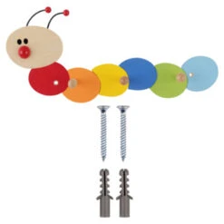 Kapstok Rups 3 Haaks Gekleurd 390mm 13 Kapstok Rups 3 Haaks Gekleurd 390mm -Meubel Pracht 123 2079