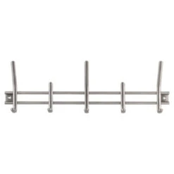 Kapstok Yvo 5 Haaks Rvs 450mm -Meubel Pracht 123 2092