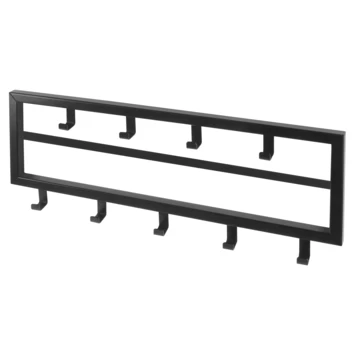 Kapstok Ise 9 Haaks Zwart 4 Kapstok Ise 9 Haaks Zwart - Afbeelding 2