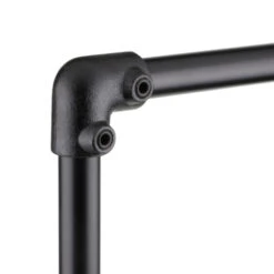 Novidade Steigerbuis Buiskoppeling Kniestuk 2-weg Zwart Ø 42mm