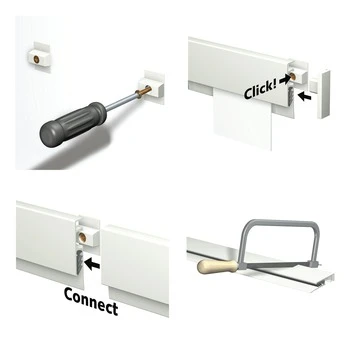 Artiteq Schilderij Ophangsysteem Inforail 1 Meter Wit 5 Artiteq Schilderij Ophangsysteem Inforail 1 Meter Wit - Afbeelding 3