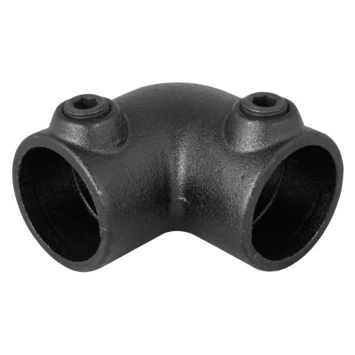 Novidade Steigerbuis Buiskoppeling Kniestuk 2-weg Zwart Ø 42mm 4 Novidade Steigerbuis Buiskoppeling Kniestuk 2-weg Zwart Ø 42mm - Afbeelding 2