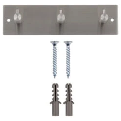 Kapstok Maaike 3 Haaks Rvs 190mm 13 Kapstok Maaike 3 Haaks Rvs 190mm -Meubel Pracht 123 2134