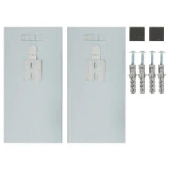 Haceka Spiegel Ophangset 2 Stuks Max. 9,6kg 8x16 Cm Metaal -Meubel Pracht 123 2143