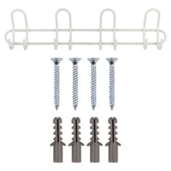 Kapstok Gerome 8 Haaks Wit 590mm -Meubel Pracht 123 2182