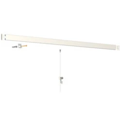 Artiteq Click Rail Schilderij Ophangsysteem Compleet 4 Meter RAL 9010