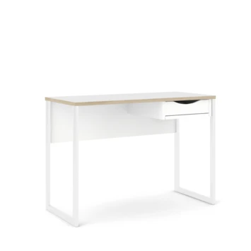 Bureau Loek Wit 76,5x110x48,4cm 4 Bureau Loek Wit 76,5x110x48,4cm - Afbeelding 2