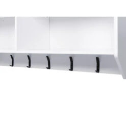 GAMMA Kapstok Anne 5 Haaks Wit -Meubel Pracht 123 2208