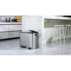 EKO EcoCasa Pedaalemmer 30+15L -Meubel Pracht 123 2283
