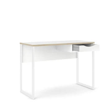 Bureau Loek Wit 76,5x110x48,4cm 5 Bureau Loek Wit 76,5x110x48,4cm - Afbeelding 3