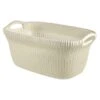 Curver Wasmand Knit Oasis White 40 Liter -Meubel Pracht 123 2345