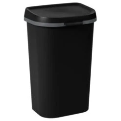 Afvalbak Curver Mistral Flat 50 Liter Antraciet