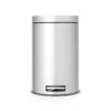 Brabantia Pedaalemmer Classic 12 Liter, Metallic Grey