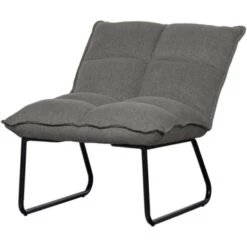 WOOOD Fauteuil Henno 5 Standen Grijs -Meubel Pracht 123 241