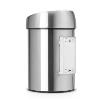 Brabantia Prullenbak Hangend Met Push Open RVS 3 Liter 4 Brabantia Prullenbak Hangend Met Push Open RVS 3 Liter - Afbeelding 2