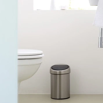 Brabantia Prullenbak Hangend Met Push Open RVS 3 Liter 12 Brabantia Prullenbak Hangend Met Push Open RVS 3 Liter - Afbeelding 10