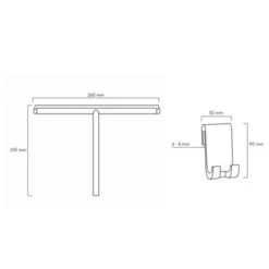 SEALSKIN Raamwisser Deluxe Urban Chroom -Meubel Pracht 123 2463