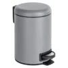 Wenko Pedaalemmer Leman Grijs 3 Liter -Meubel Pracht 123 2470