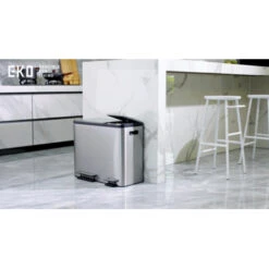 EKO EcoCasa Pedaalemmer 15+15+15L -Meubel Pracht 123 2503