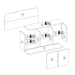 Dressoir Vince -Meubel Pracht 123 262