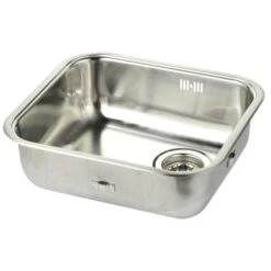 GAMMA Spoelbak Vierkant Met Korfplug RVS