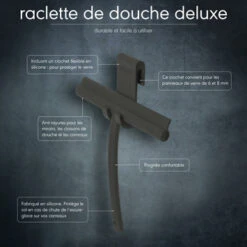 Sealskin Raamwissers Deluxe Zwart Inclusief Flexibele Glashaak -Meubel Pracht 123 2827