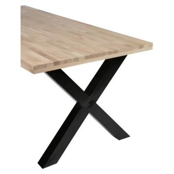 WOOOD Tafelonderstel Alkmaar X-poot Metaal 4 WOOOD Tafelonderstel Alkmaar X-poot Metaal - Afbeelding 2