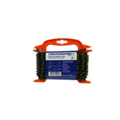 TRIMLIJN 4MM GEVL. ZWRT/GEEL 15MTR