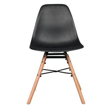 Eetkamerstoel Isabel Kunststof/staal Zwart 3 Eetkamerstoel Isabel Kunststof/staal Zwart