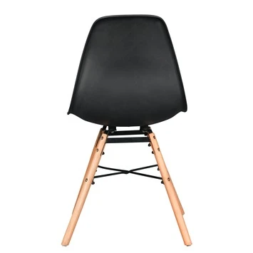 Eetkamerstoel Isabel Kunststof/staal Zwart 4 Eetkamerstoel Isabel Kunststof/staal Zwart - Afbeelding 2