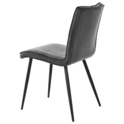 GAMMA Eetkamerstoel Nicolet Velvet Antraciet -Meubel Pracht 123 298