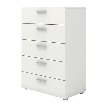 Ladekast Pisa 5-lades Wit 3 Ladekast Pisa 5-lades Wit