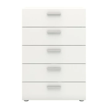 Ladekast Pisa 5-lades Wit 4 Ladekast Pisa 5-lades Wit - Afbeelding 2