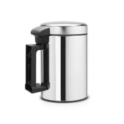 Brabantia Prullenbak New Icon Hangend Chroom 3 Liter -Meubel Pracht 123 3030