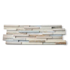 Wandbekleding Boho Wood Design Wit 0,57m2