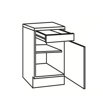 Klassik 60 Onderkast 306-6 Wit 30 Cm 4 Klassik 60 Onderkast 306-6 Wit 30 Cm - Afbeelding 2