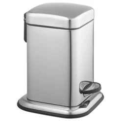 Atlantic Pedaalemmer 3 Liter Vierkant Chroom