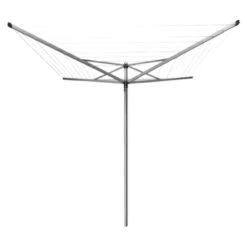 Brabantia Droogmolen Zilver Topspinner 50 Meter Met Grondanker