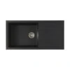 Levica Spoelbak Noa 100x50 Cm Zwart -Meubel Pracht 123 3481