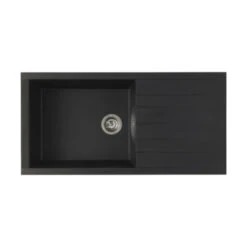 Levica Spoelbak Noa 100x50 Cm Zwart